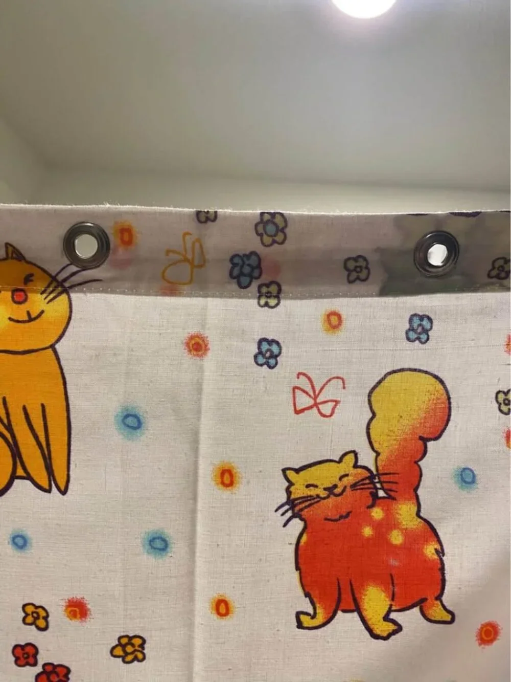 Vibrant Cat & Dog Shower Curtain